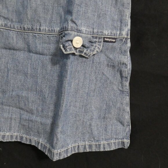 Y2K | BABY GAP - Toddler | 3 years | Casual Sleeveless Denim Dress - Picture 9 of 15